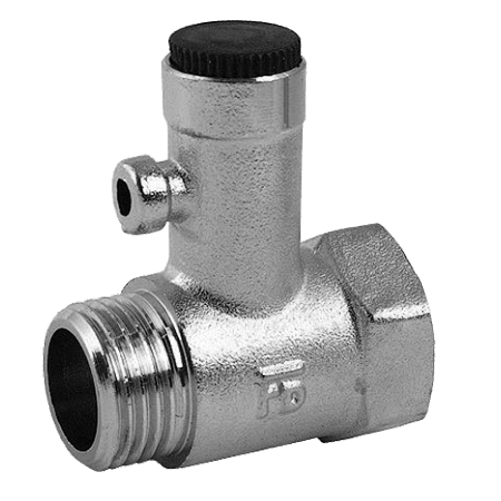 Клапан предохранительный FADO Srl 1/2" ЗВ 7 бар со спускником для бойлера (TK-BK01)