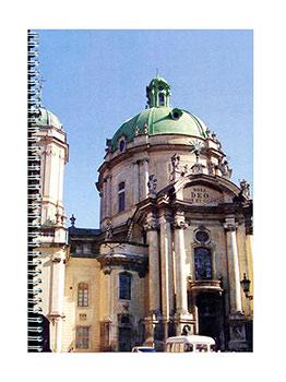 Блокнот Romus A4 96 аркушів у клітинку бокова спіраль (R44324)