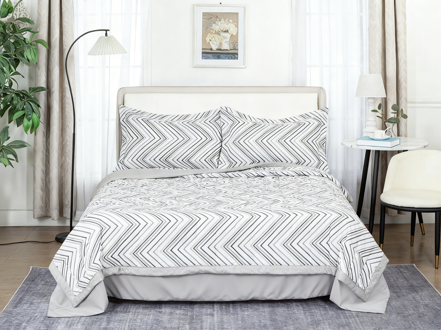 Комплект постільної білизни SOHO Євро 200х220 см Zigzag (UG-03-BT-7173-Zigzag)