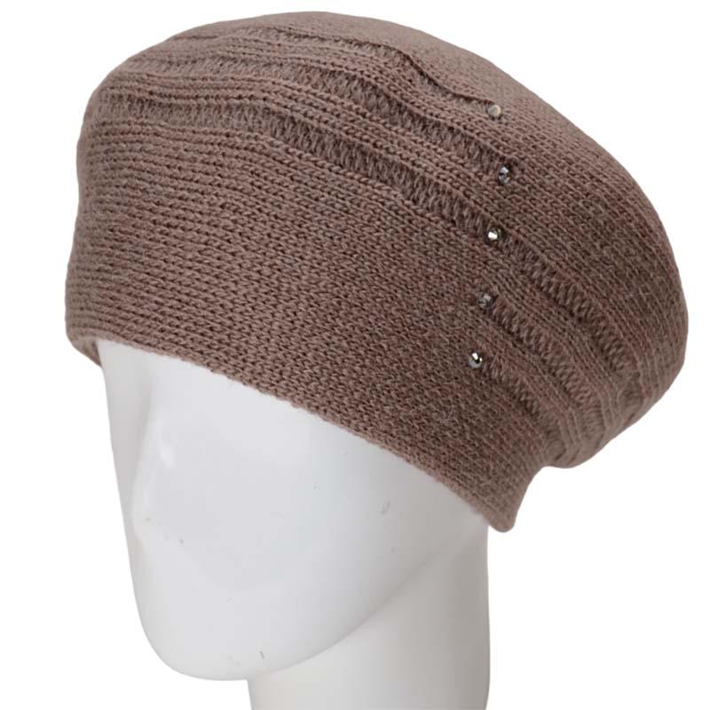 Берет женский Lirus Черта двойной Темно-пудровый (131675)