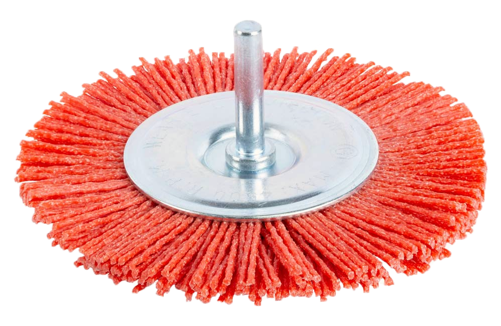 Щетка пиранья для дрели Sigma 100 мм плоская Красный (53914)