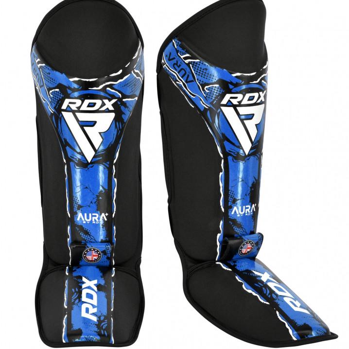Захист для ніг RDX F17 New Aura Shin Instep S Чорно-синій (3068185106)