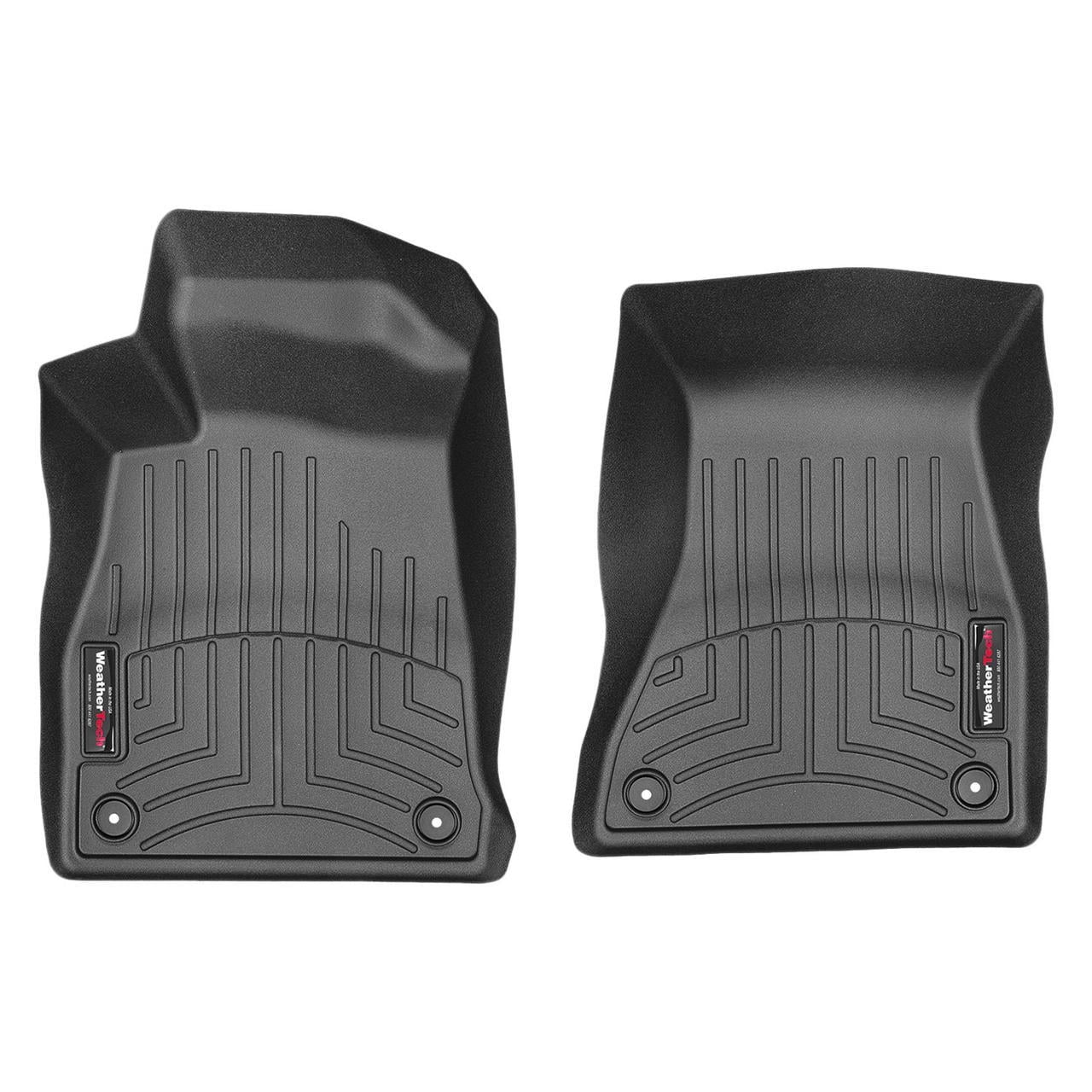 Килимки в салон передні WeatherTech для Audi A4 2015 з бортиком Чорний (449371)