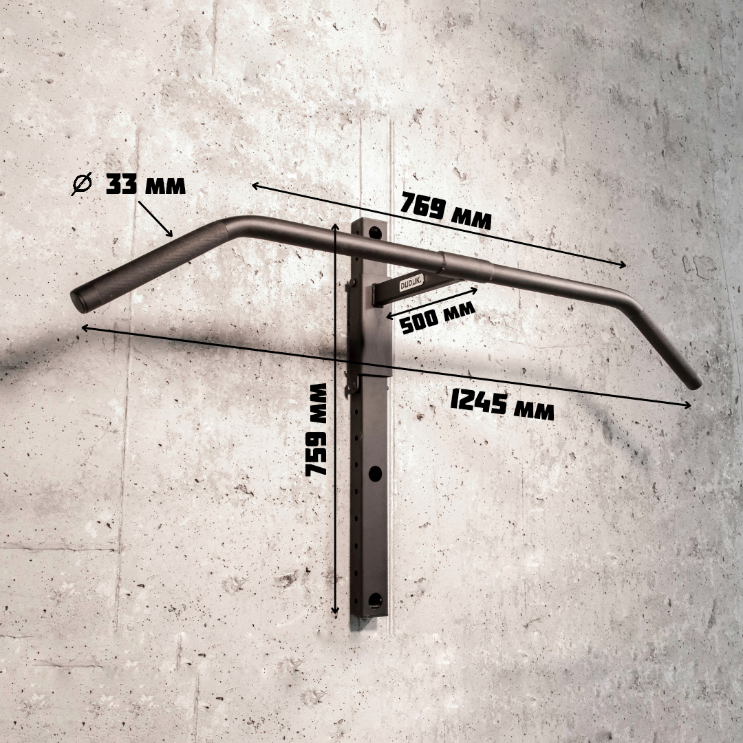 Турнік складний настінний Duduk S2 Premium з насічкою (9260512) - фото 2
