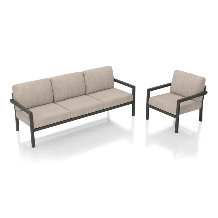 Комплект садовой мягкой мебели Loft с металлическим каркасом (KS-1289-NM)