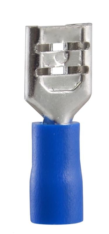 Наконечник изолированный розетка АСКО-Укрем FDD 2-187 1,5-2,5 мм2 4,8х0,3 мм 1 шт. Синий (A0060020003)