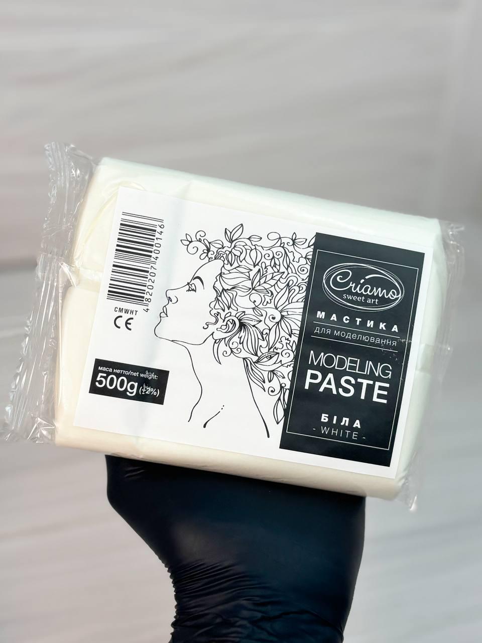 Мастика сахарная для моделирования Сriamo 500 г Белый (12564)