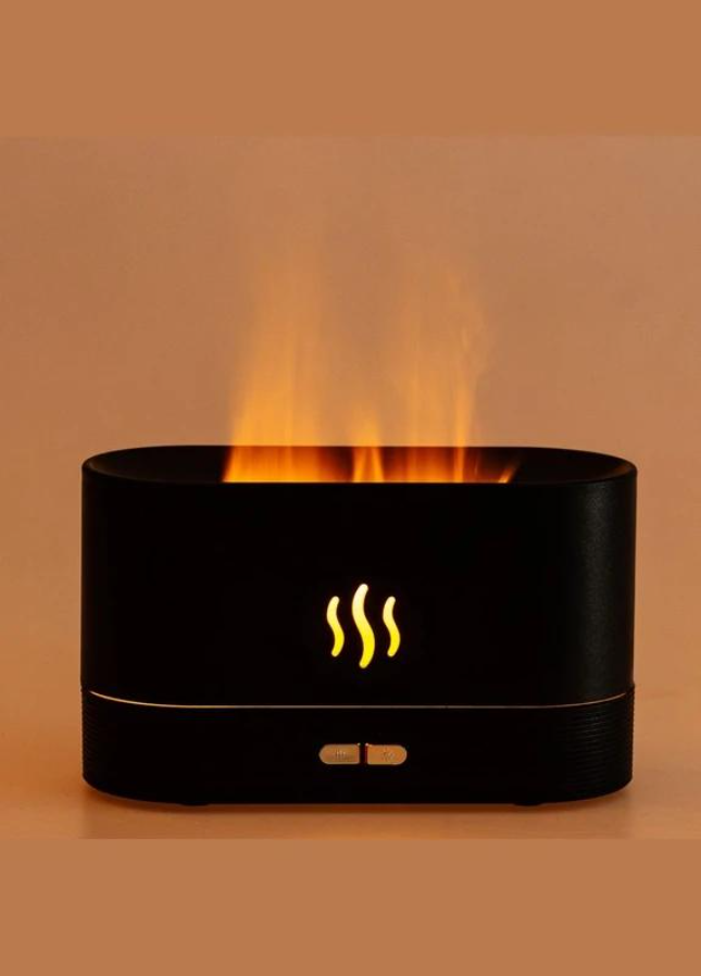 Увлажнитель воздуха электрический с эффектом пламени Черный (23691190) - фото 3