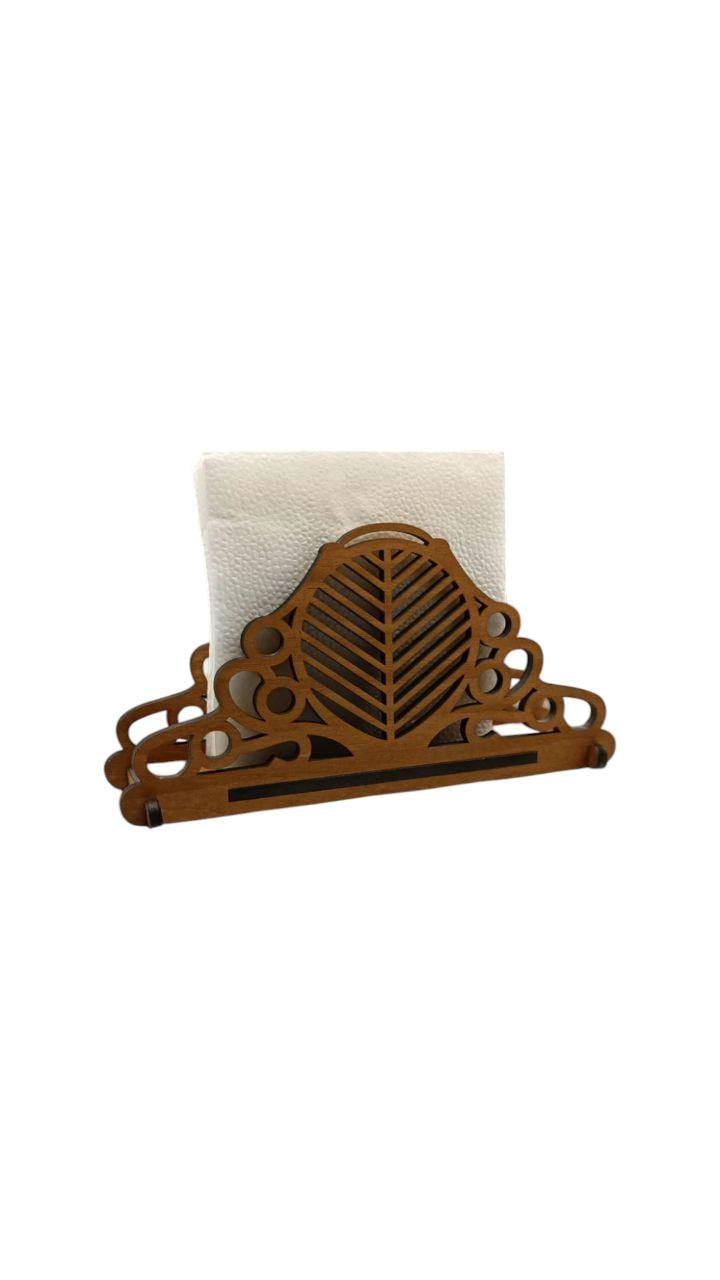 Серветниця різьблена з дерева 20х10 см Червоне дерево (26643305)