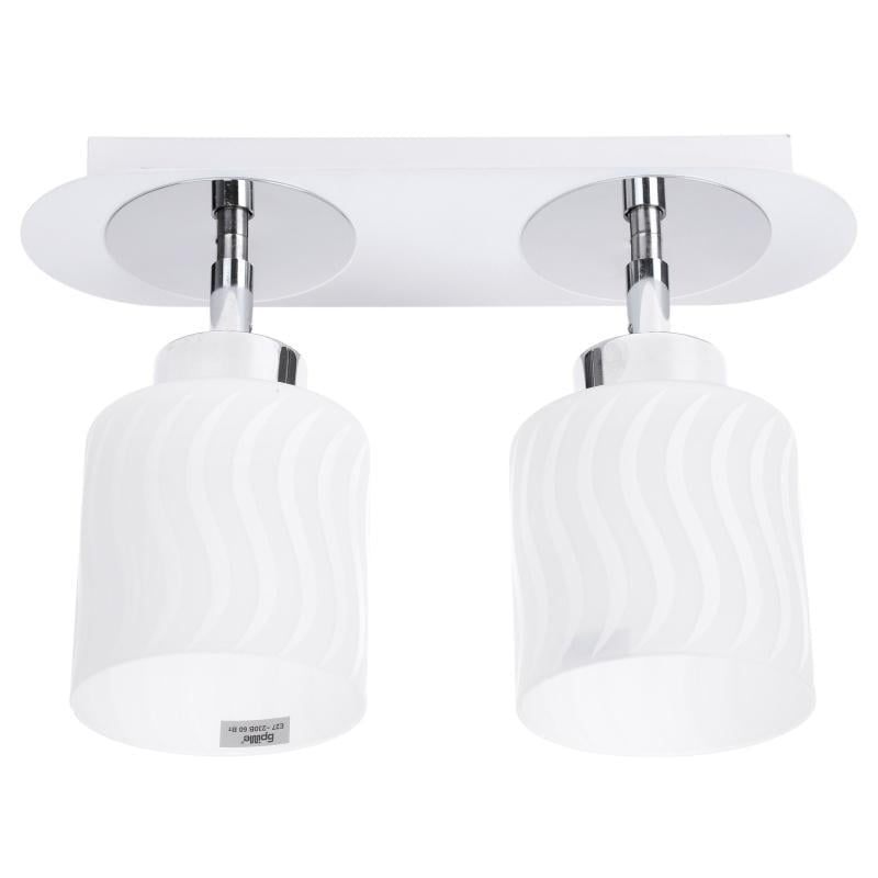 Светильник спот поворотный потолочный накладной Brille HTL-168/2 E27 WH