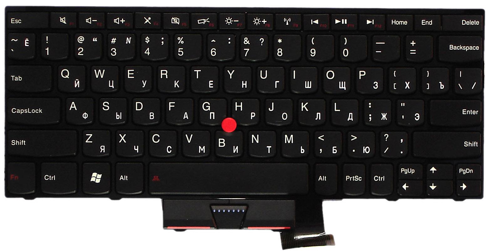 Клавиатура для ноутбука Lenovo ThinkPad Edge E220S Point Stick Black Frame Black