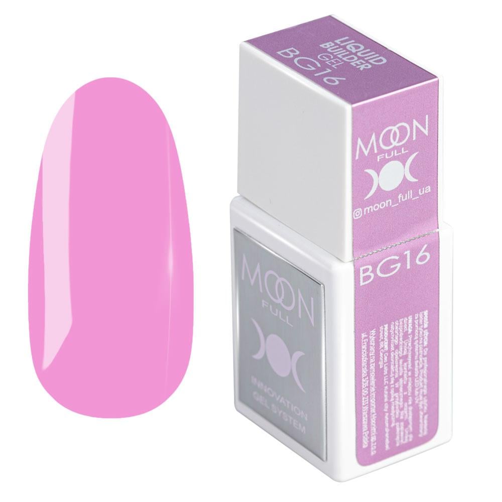 Гель для нарощування моделюючий Moon Full Liquid Builder Gel №BG16 15 мл