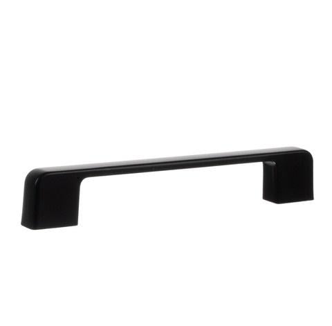 Комплект меблевих ручок із кріпленнями 10 шт. Матовий чорний