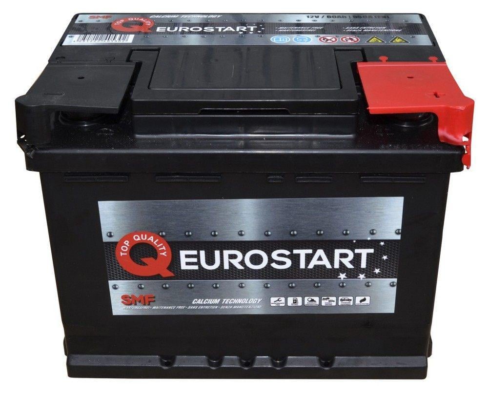 Акумулятор автомобільний EUROSTART 560059055 EN 6СТ-60Ah АзЕ 550A (43073)