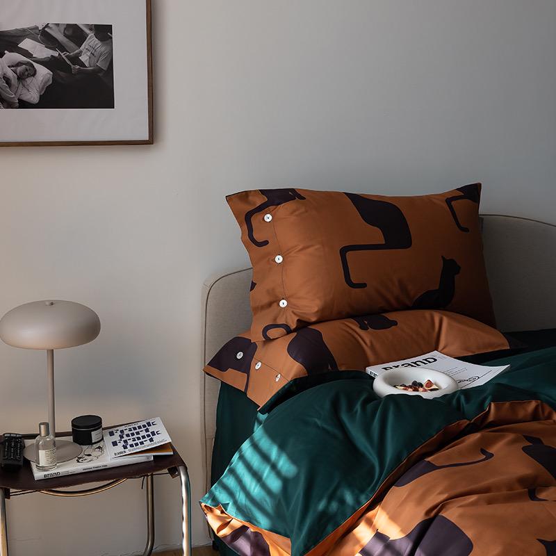 Комплект постільної білизни євро 2 з Коты - фото 13 Комплект постільної білизни євро 2 з Коты - фото 13