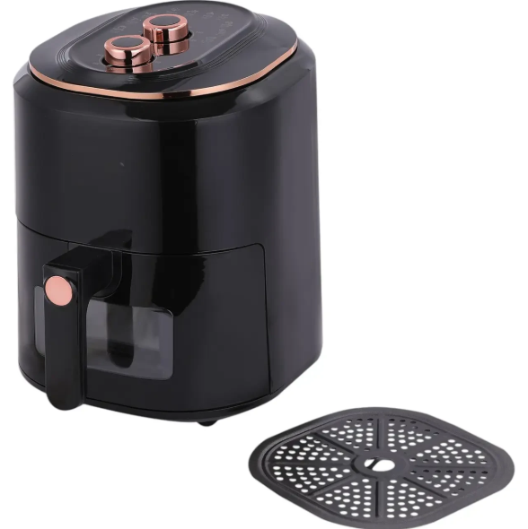 Аерогриль безмасляний з механічним керуванням Zepline з таймером 8 л 4200 Вт - фото 2 Аерогриль безмасляний з механічним керуванням Zepline з таймером 8 л 4200 Вт - фото 2