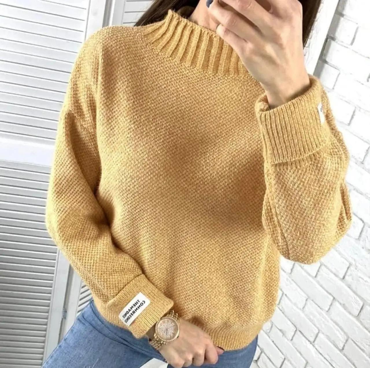 Светр жіночий Адела р. 42-44 Бежевий (4851-фг)