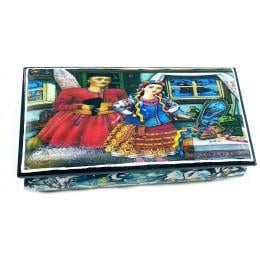 Шкатулка из массива дерева диканька 9х16х7,5 см