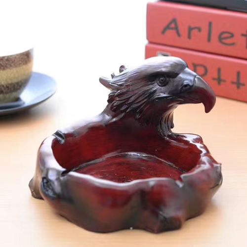 Пепельница настольная винтажная Голова орла для сигарет из смолы (Код1102) Пепельница настольная винтажная Голова орла для сигарет из смолы (Код1102)