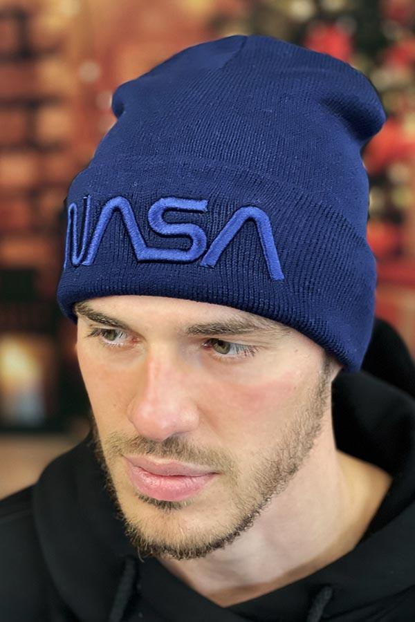 Мужская шапка Braxton НАСА Джинсовый (5034-4927-7)