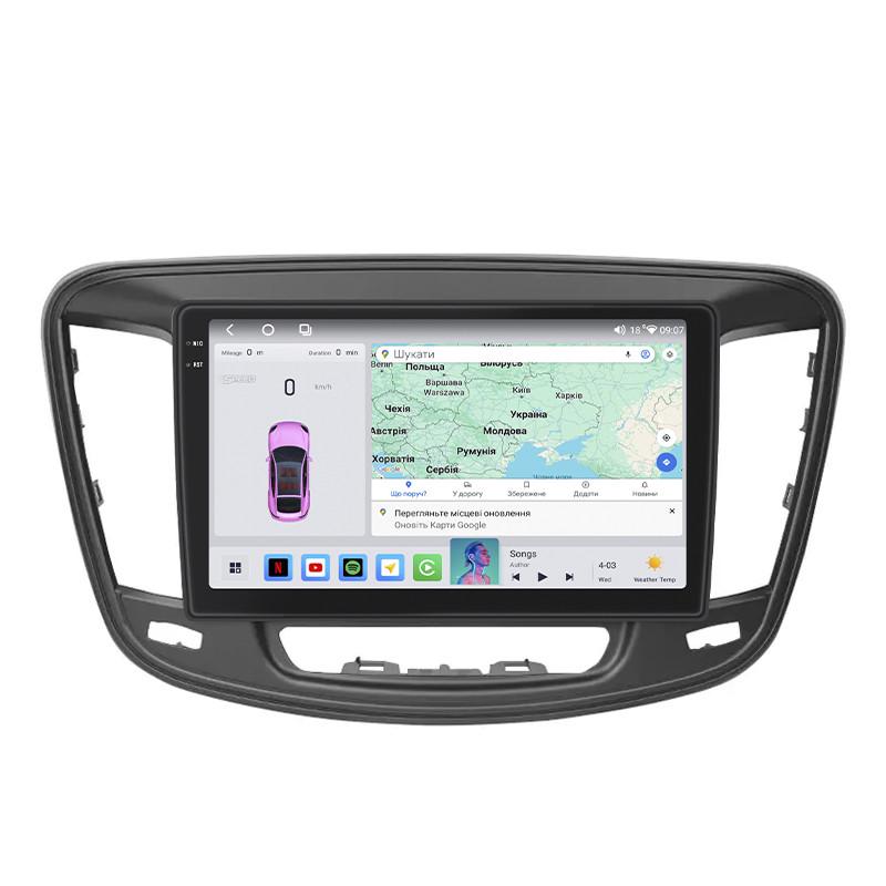 Автомагнитола штатная Lesko QLED CarPlay/4G/Wi-Fi/GPS/360° для Chrysler 200 II 2014-2017 4/64Gb 10" (2341251633)