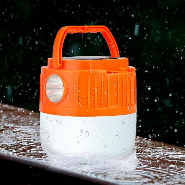 Фонарик-лампа R93708 22 LED подвесной аккумуляторный солнечная панель USB 50W 1200 mA (2200000384164) - фото 5 Фонарик-лампа R93708 22 LED подвесной аккумуляторный солнечная панель USB 50W 1200 mA (2200000384164) - фото 5