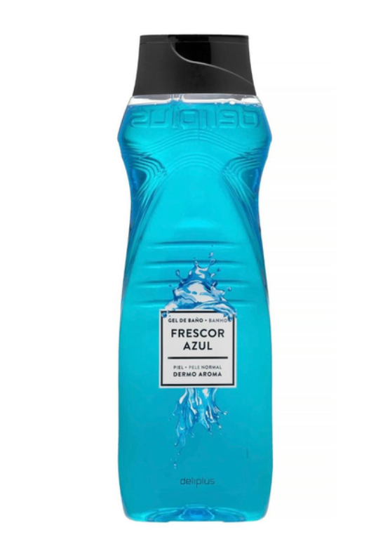 Гель для душа парфюмированный Deliplus Frescor Azul с охлаждающим эффектом для нормальной кожи 750 мл (540019109)