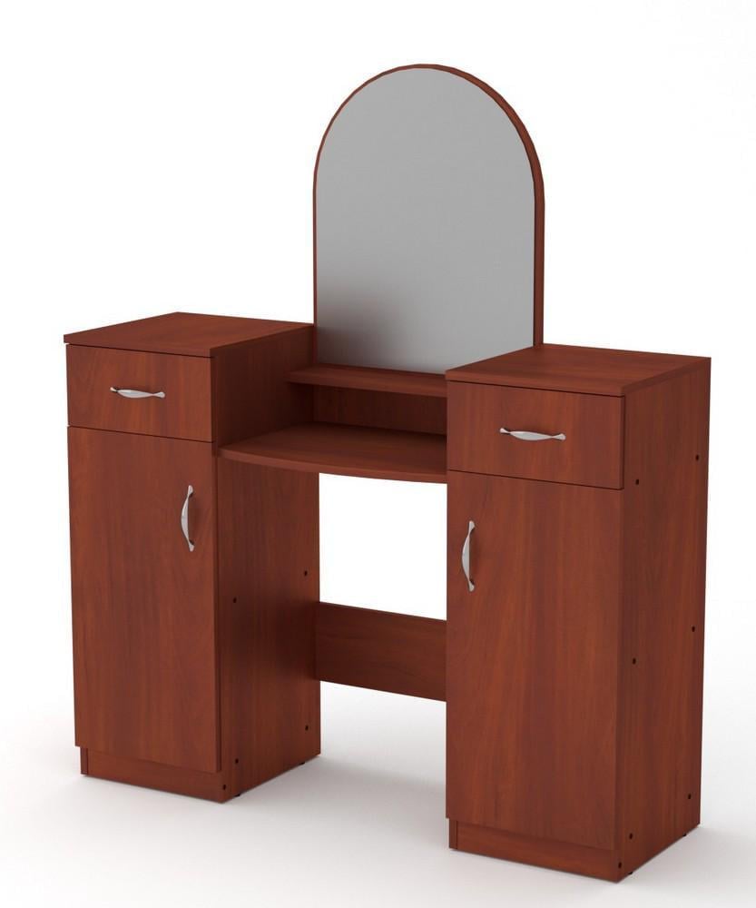Туалетный столик МеблиКо Трюмо-2 118х39х139 см Яблоня (k-2502-7) - фото 1 Туалетный столик МеблиКо Трюмо-2 118х39х139 см Яблоня (k-2502-7) - фото 1