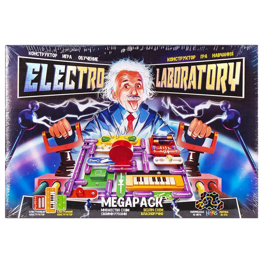Конструктор електронний Danko Toys ELab-01-04 Electro Laboratory Megapack (26933)