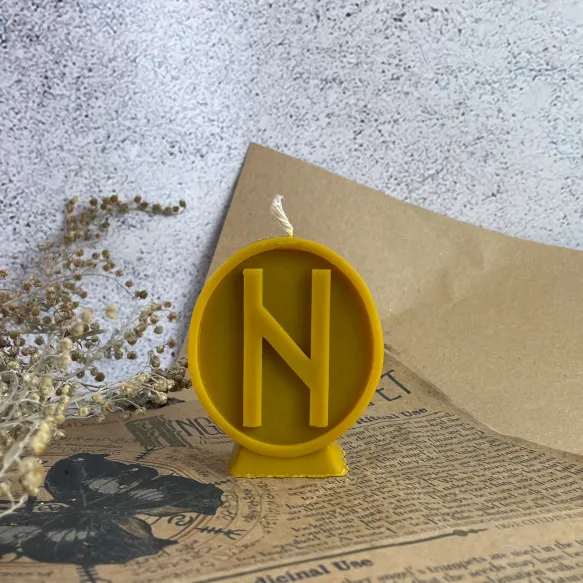 Свеча восковая руническая Хагалаз (1228)