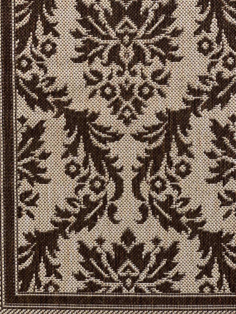 Килим безворсовий абстрактний рогожка прямокутний 80х150 см Бежевий (2641349663) - фото 4 Килим безворсовий абстрактний рогожка прямокутний 80х150 см Бежевий (2641349663) - фото 4