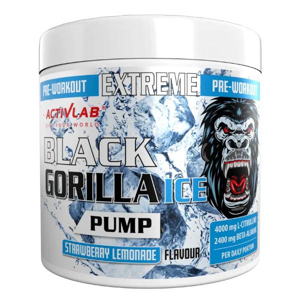 Комплекс до тренування Activlab Black Gorilla Ice Pump 300 г 30 порцій Strawberry Lemonade (000024683)