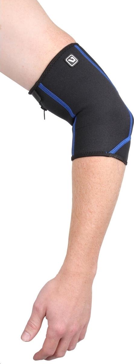 Фиксатор локтя LiveUp ELBOW SUPPORT L/XL Черно-синий (LS5781-LXL) - фото 2 Фиксатор локтя LiveUp ELBOW SUPPORT L/XL Черно-синий (LS5781-LXL) - фото 2