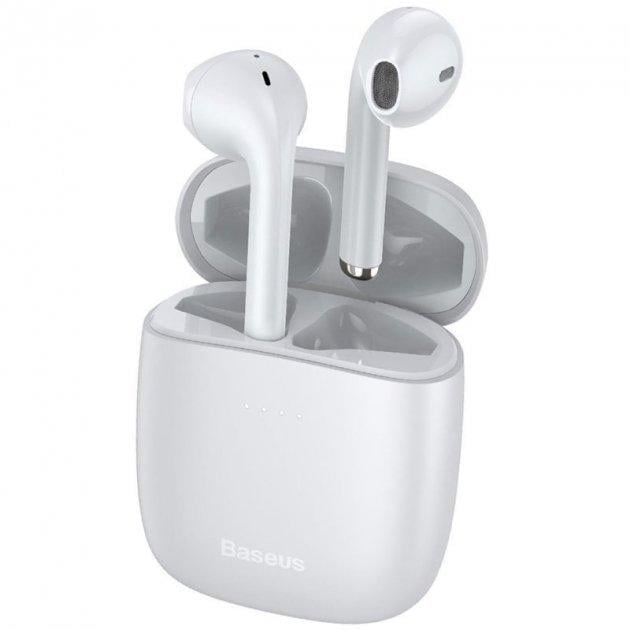 Наушники беспроводные Baseus W04 White (1580664978)