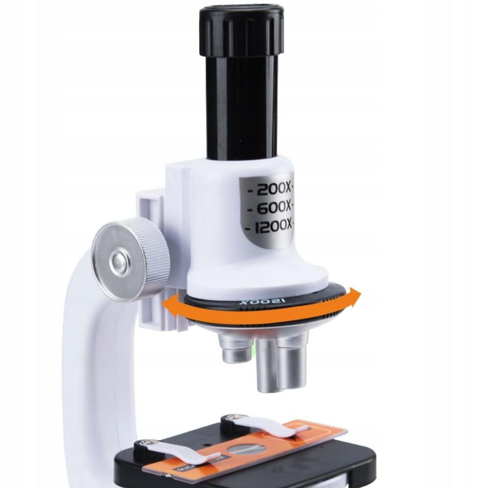 Микроскоп для детей YG Toys с 1200x увеличением белый (2133528096) - фото 5 Микроскоп для детей YG Toys с 1200x увеличением белый (2133528096) - фото 5