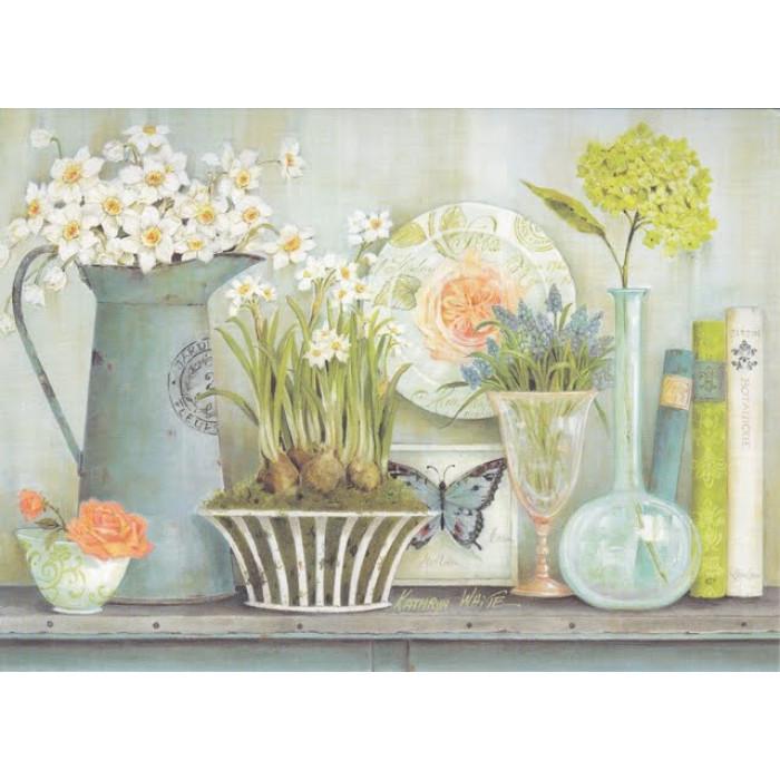 Картина за номерами Идейка "Ранок на дачі" 40х50 см (KHO2932)