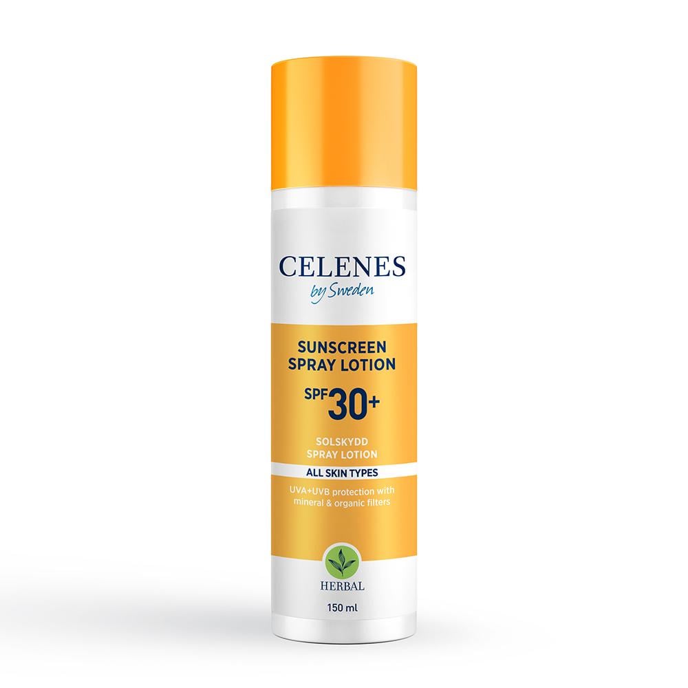 Сонцезахисний спрей-лосьйон CELENES SPF30+ 150 мл (5160127)