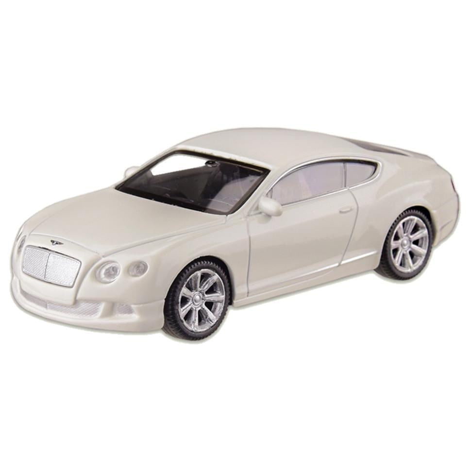 Машина металева bentley continental gt welly 44036cw масштаб 1:43 Білий (RLT26175s34432)