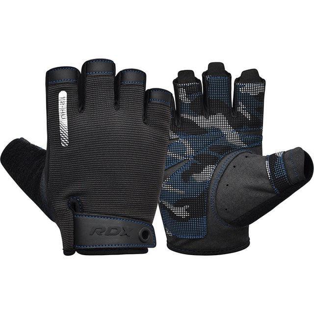 Рукавички для фітнесу RDX T2 Half S Blue (3070040731)