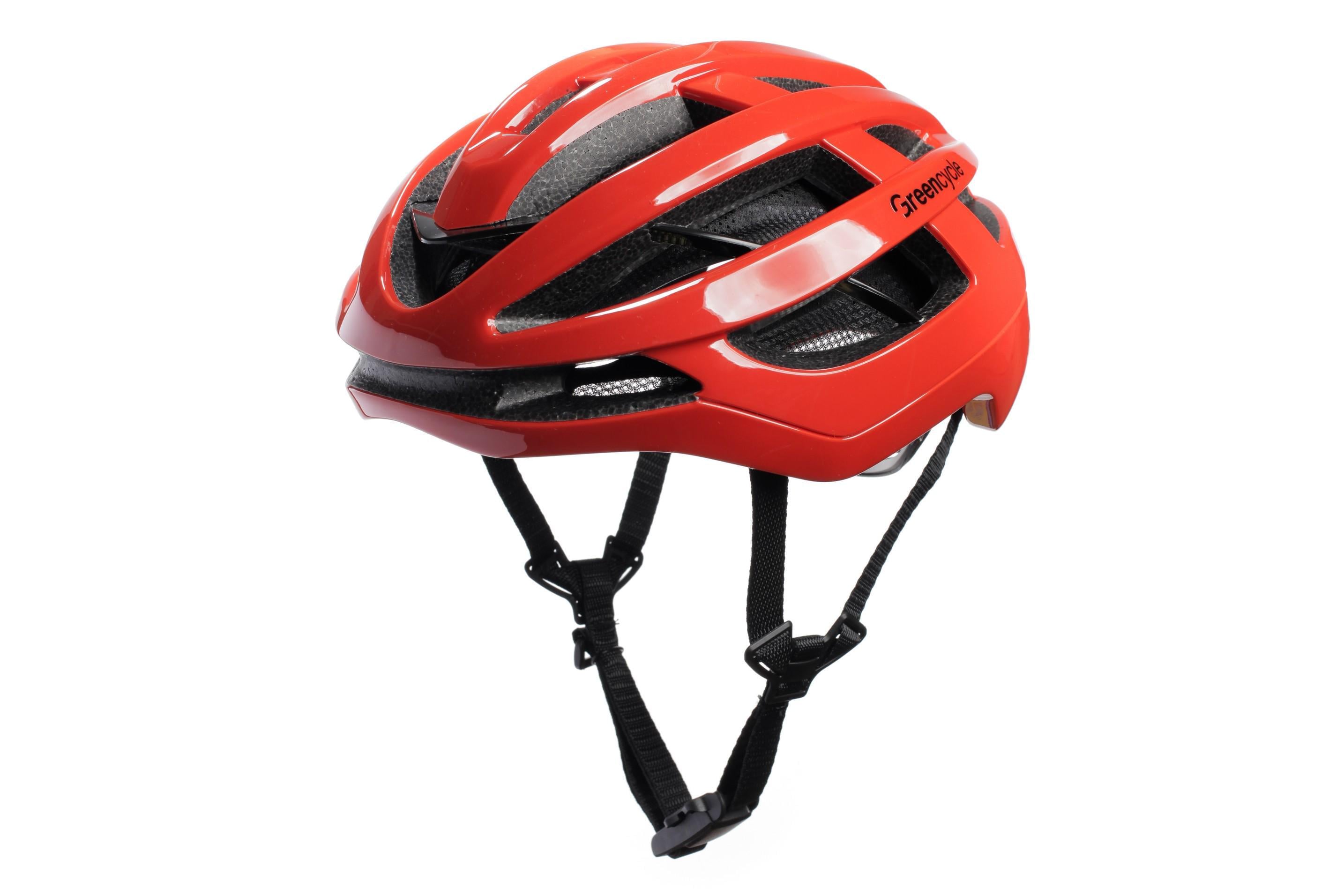 Шолом Green Cycle ROCX 54-58 см Темно-помаранчевий глянець