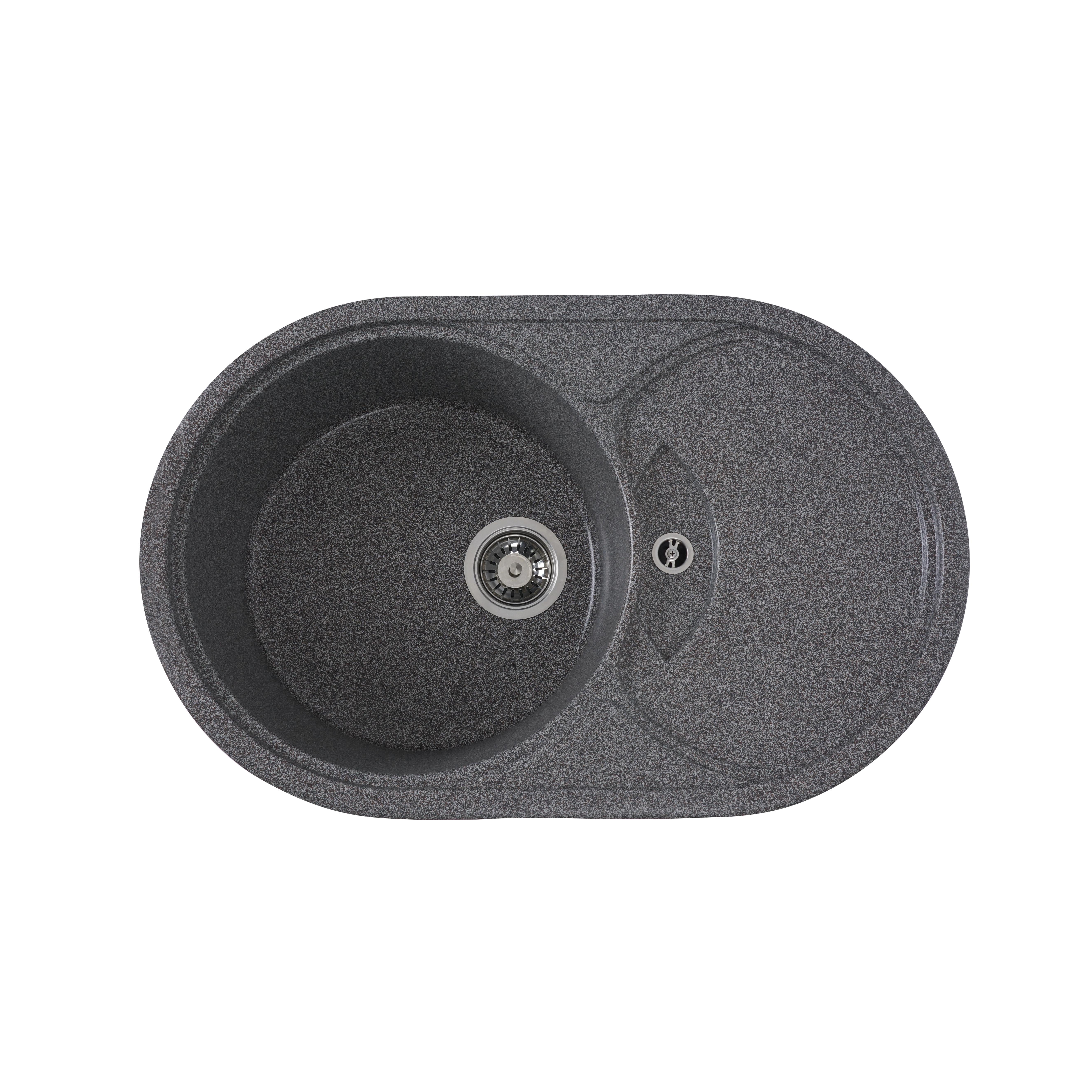 Мийка для кухні Platinum 7750 Gazzo Мікс граніт глянець