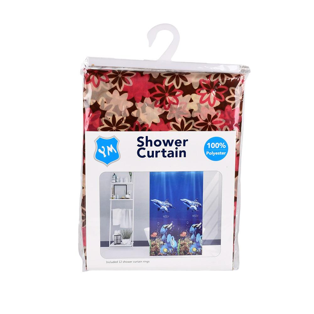 Штора в ванную 180x180 см (31506)