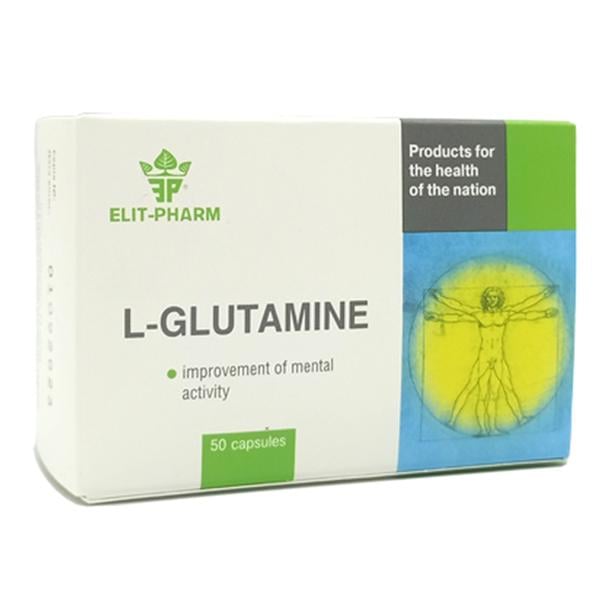 Глютамин Elit-Pharm L-Glutamine 50 капс. (000025276)