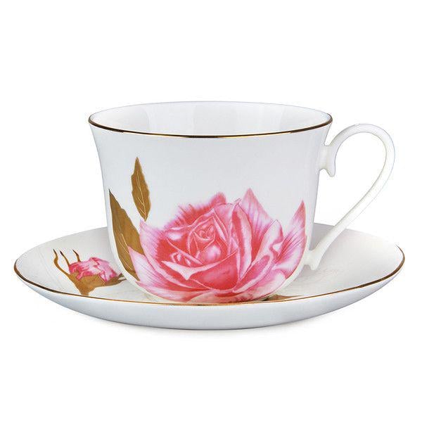 Чашка с блюдцем Lefard Чайная Роза 200 мл (264-429)