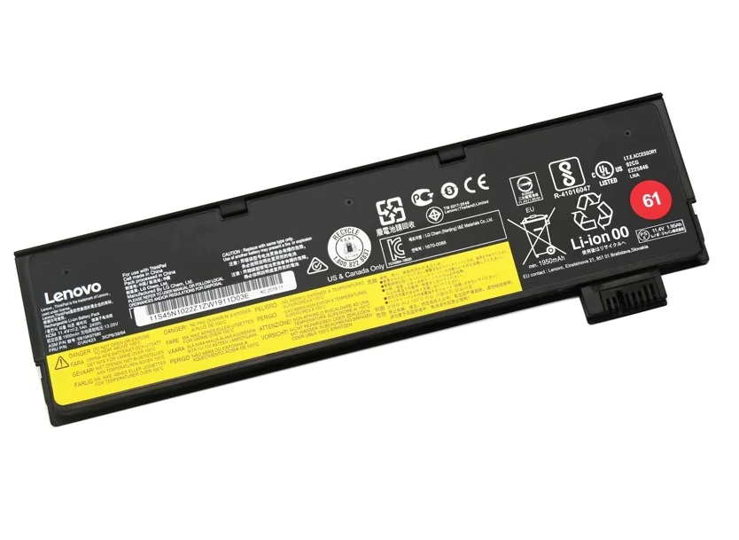 Акумулятор для ноутбука Lenovo ThinkPad T470 T480/01AV423/SB10K97580/11/4 V/24 Wh/2100 mAh