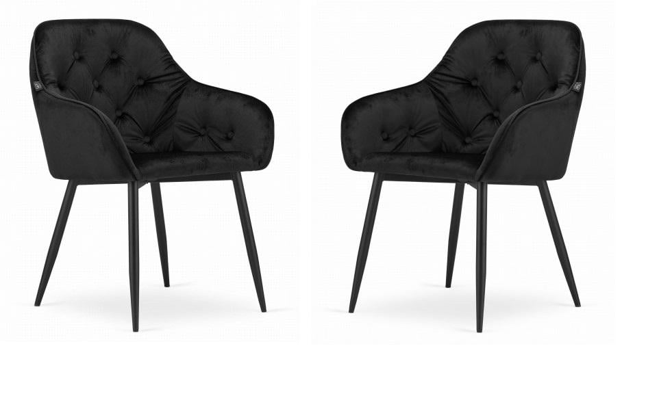 Стул Leobert Forio Black 2 шт.