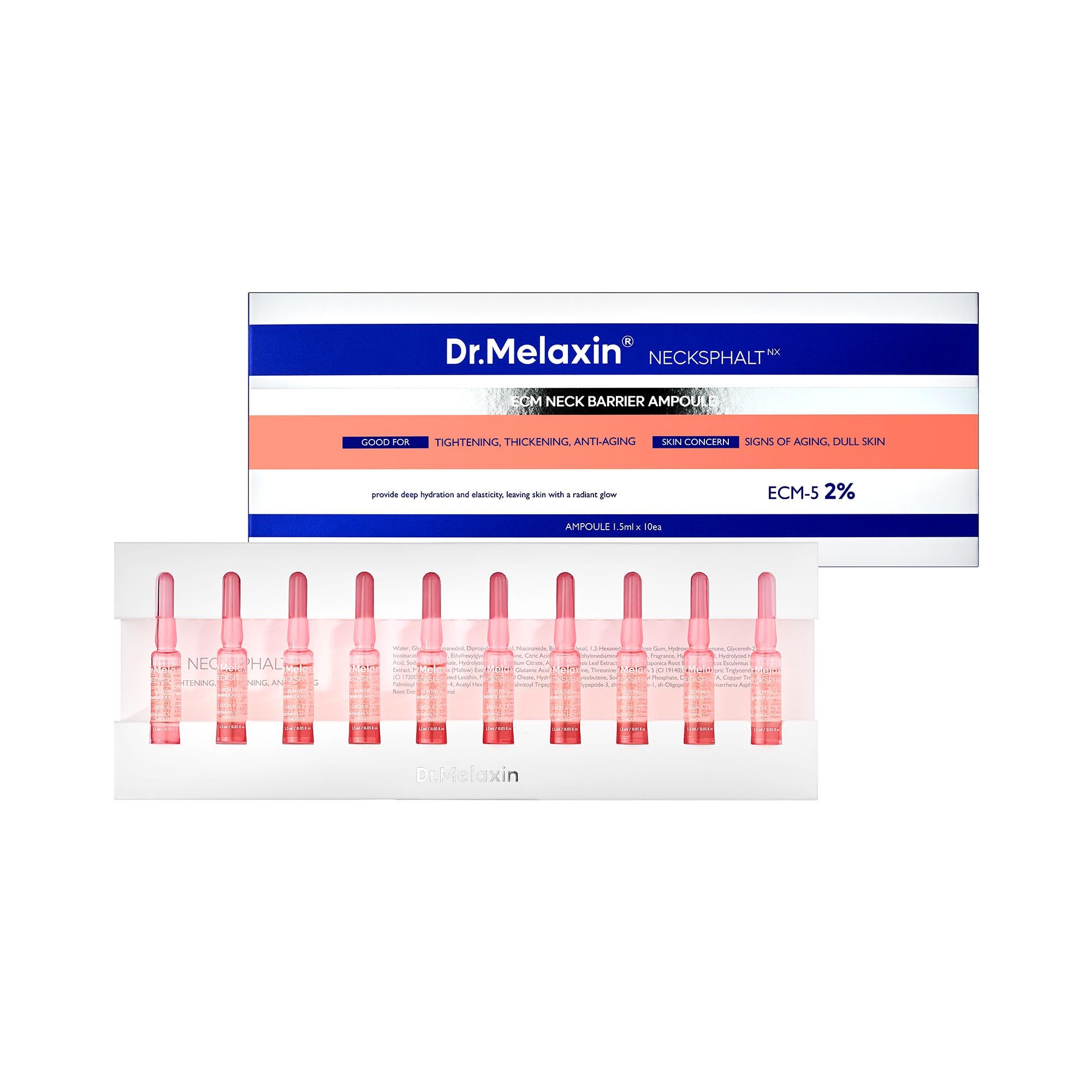 Сыворотка для шеи ампульная Dr. Melaxin Necksphalt ампула ECM Neck Barrier 10 шт. 1,5 мл (33033908)