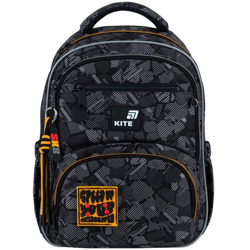 Рюкзак школьный KITE Education Freestyle 39x28,5x13,6 см 13,5л Черный (K26-773M-6)