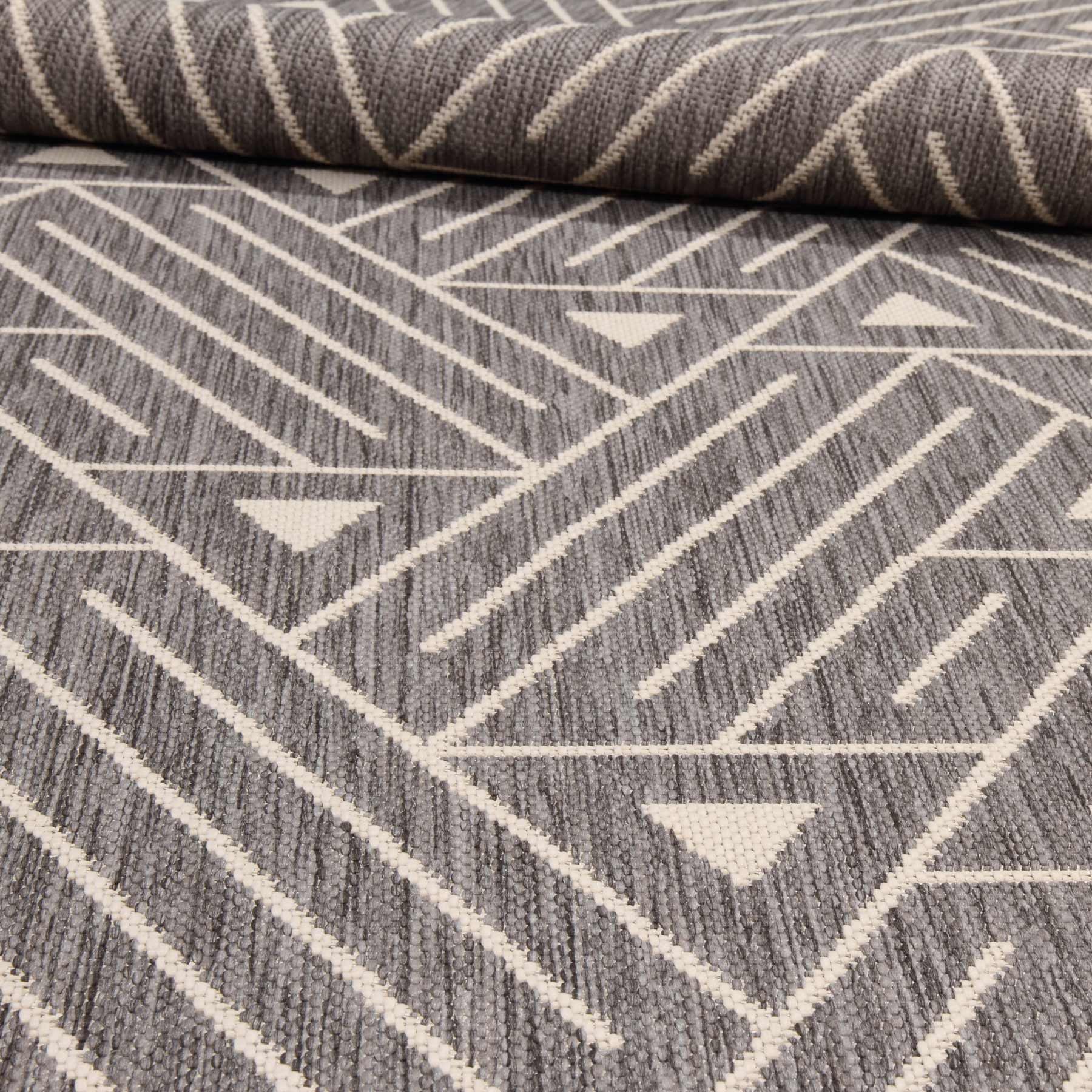 Ковер безворсовый на резиновой основе DAKARIA Karat Flex Run 19648/811 1,00x1,50 м Темно-серый (00-00013994) - фото 7 Ковер безворсовый на резиновой основе DAKARIA Karat Flex Run 19648/811 1,00x1,50 м Темно-серый (00-00013994) - фото 7