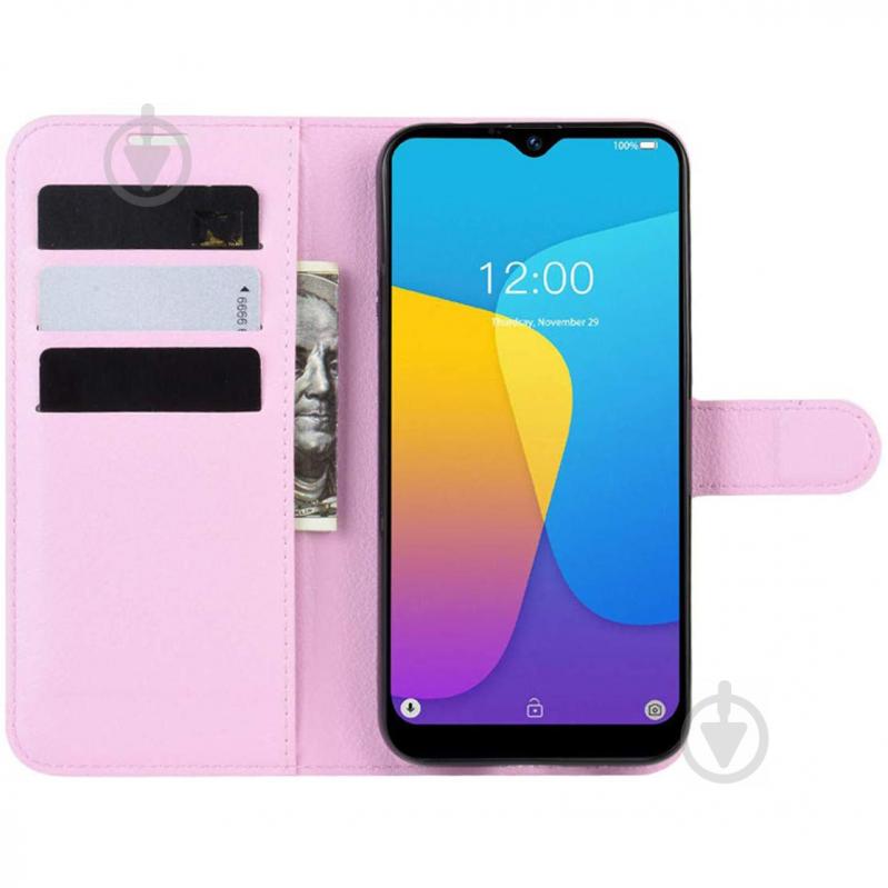 Чохол-книжка Litchie Wallet для Doogee Y8C Pink (hub_uAEX37222) - фото 5